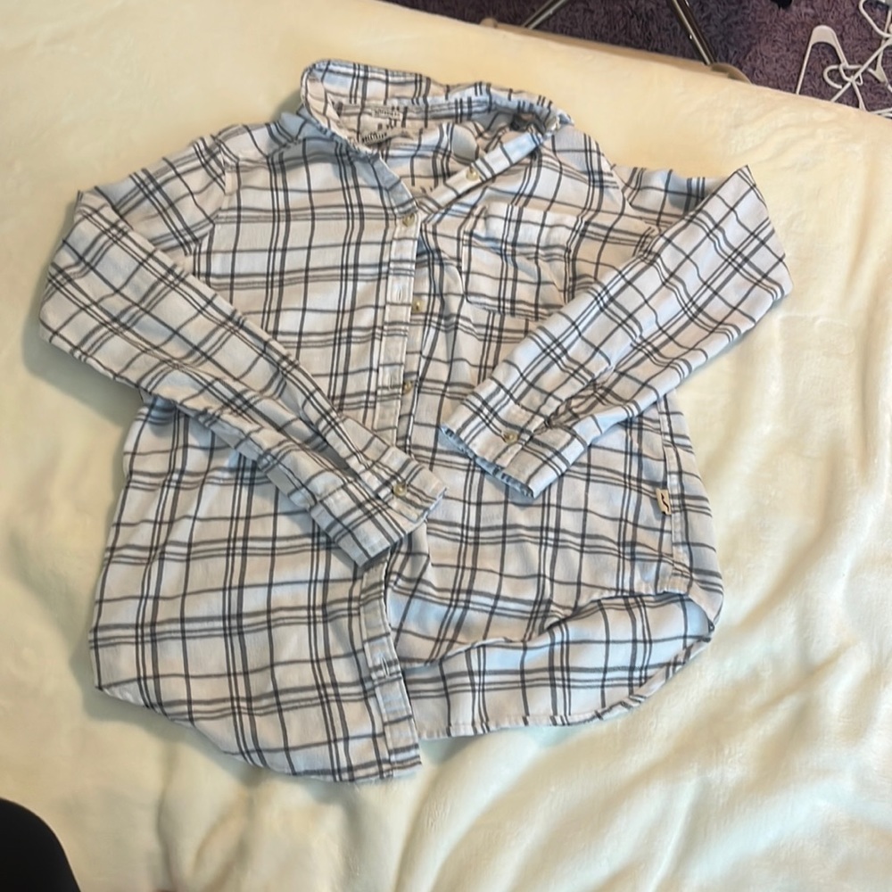 Holister boyfriend fit flannel